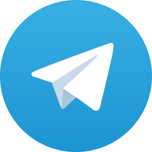 Logo von dem Messenger Dienst telegram
